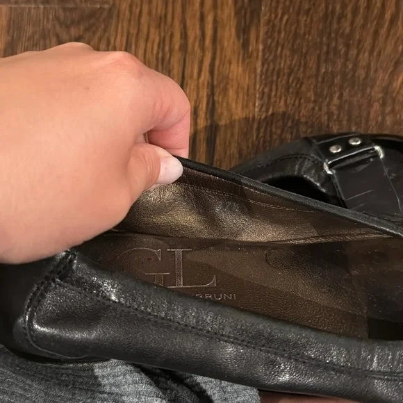 AGL Mokia black leather with  Buckle Detail size 7.5 - Picture 6 of 6